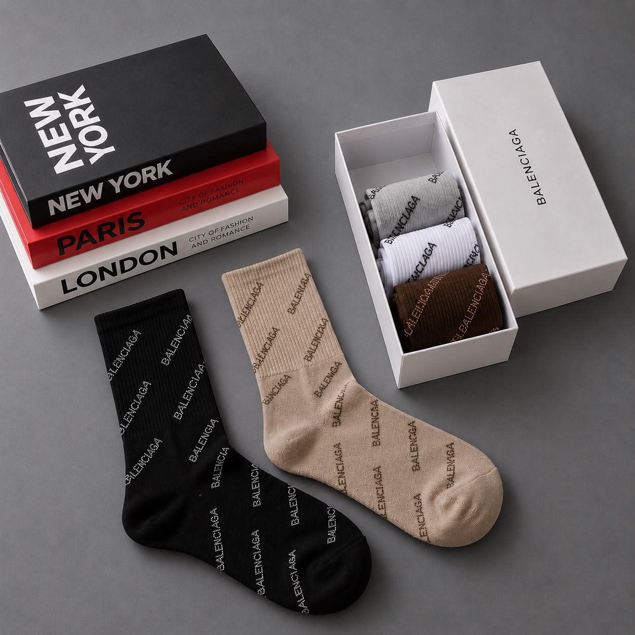 Branded Socks — 5-Piece Box — view 1