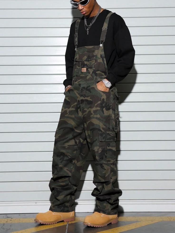 Men's Camouflage Overalls