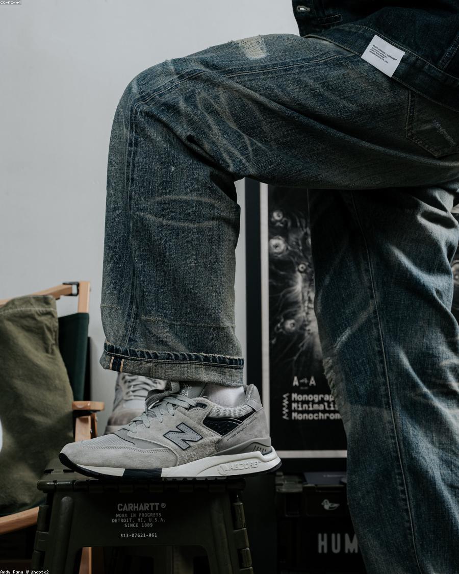 Stone Wash Denim Jacket — front view
