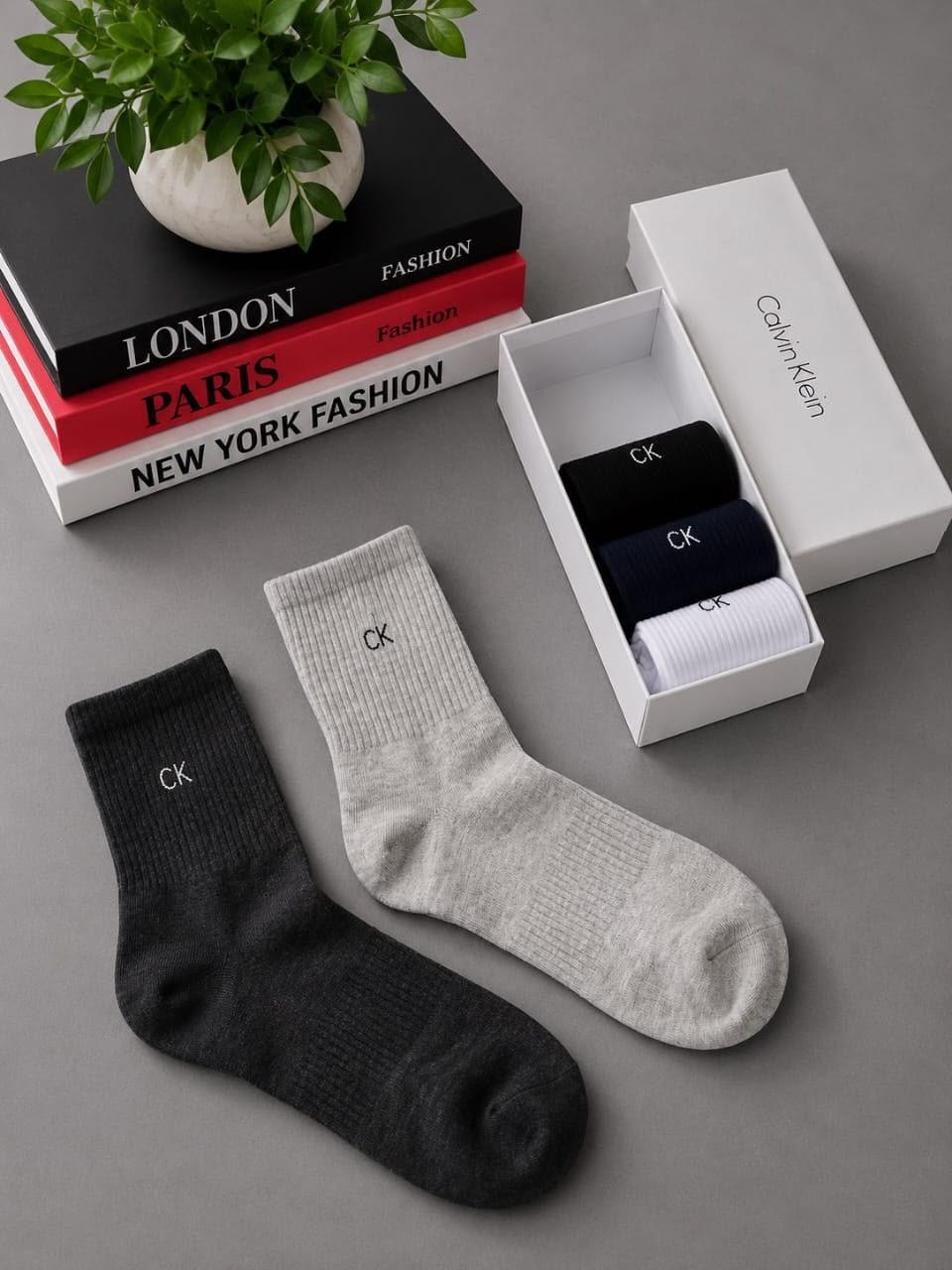 Branded Socks — 5-Piece Box — fabric detail
