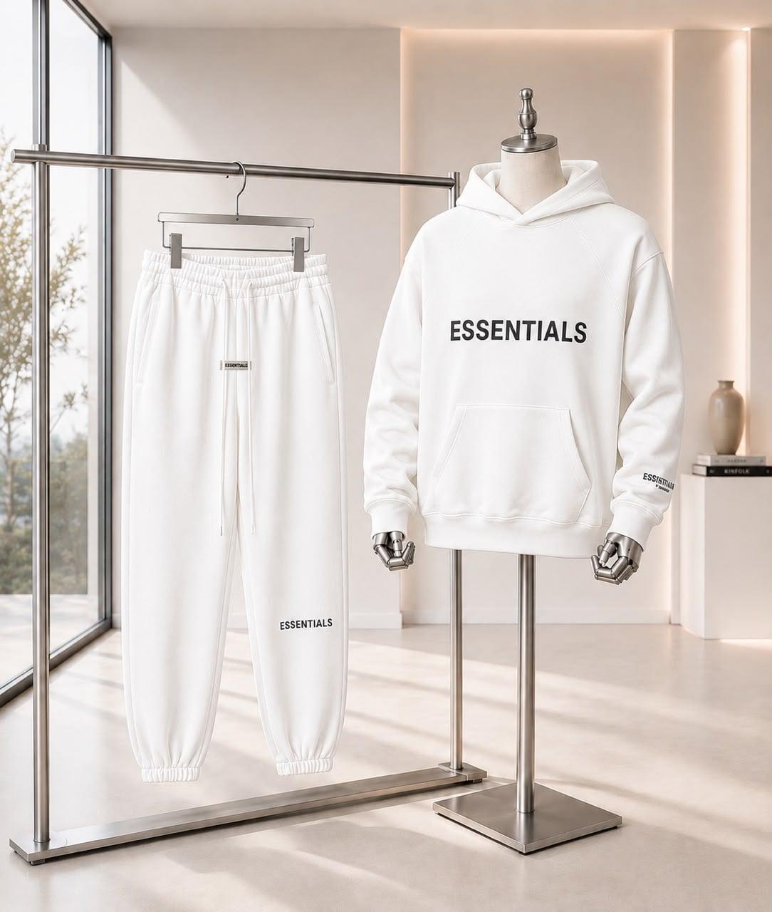 Essentials Hoodie & Jogger Set — fabric detail